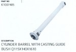 Cylinder Barrel with Casting Guide Bush Q115x140x1610