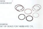 Set of Seals for 140/80 Hyd. Cyl.
