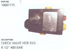 Check Valve Her-SV2-R 1/2" 400 Bar