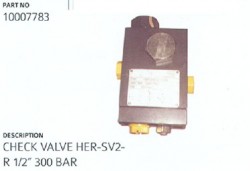 Check Valve Her-SV2-R 1/2" 300 Bar